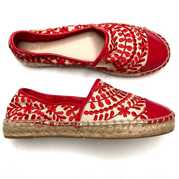 Aldo Shoes Aldo Cinco Embroidered Slip On Espadrilles Poshmark